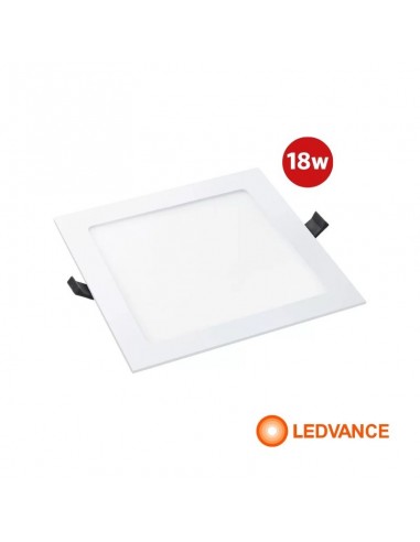 PLAFON EMBUTIR LEDVANCE INSERT CUADRADO 18W LUZ CALIDA 830