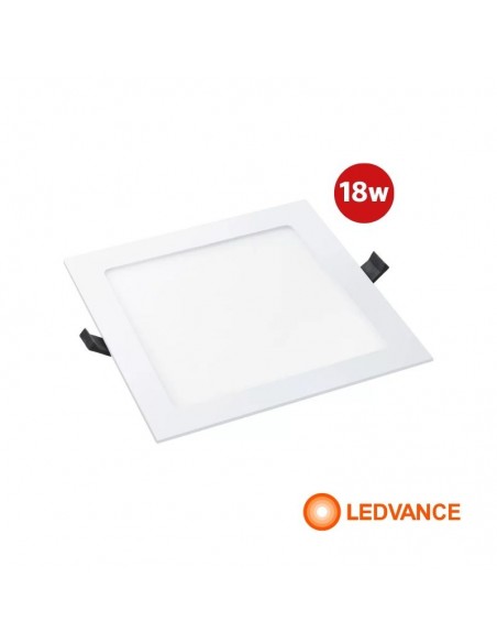 PLAFON EMBUTIR LEDVANCE INSERT CUADRADO 18W LUZ FRIA 865