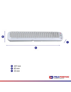 EQUIPO EMERGENCIA LIGHT TRONIC 90 LEDS 2