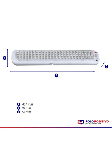 EQUIPO EMERGENCIA LIGHT TRONIC 90 LEDS