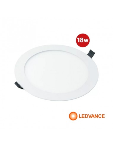 PLAFON EMBUTIR LEDVANCE INSERT REDONDO 18W LUZ CALIDA 830