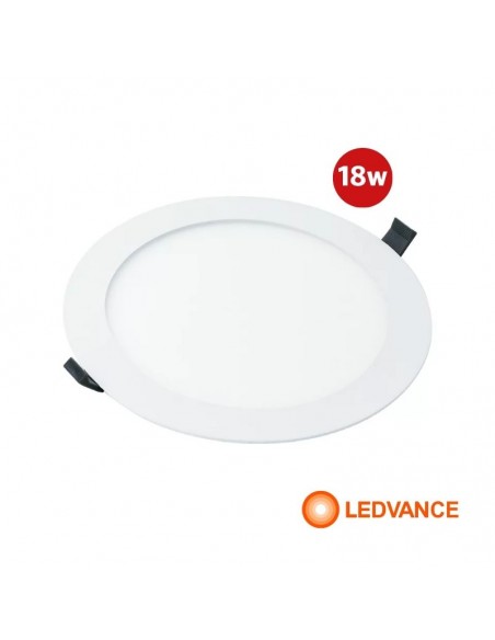 PLAFON EMBUTIR LEDVANCE INSERT REDONDO 18W LUZ FRIA 865