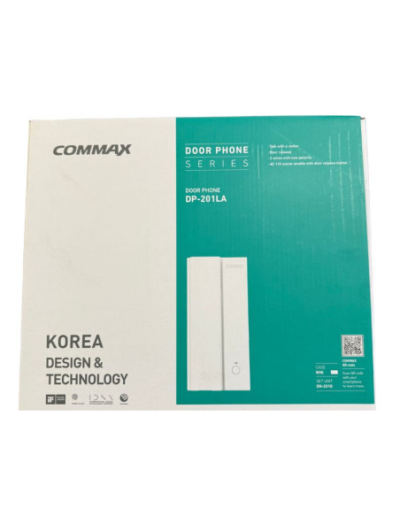 PORTERO UNIF COMMAX FRENTE EXTERIOR DP201