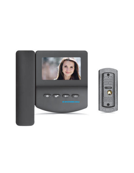 PORTERO UNIF.HINTERCOM VIDEO COLOR 4" LCD