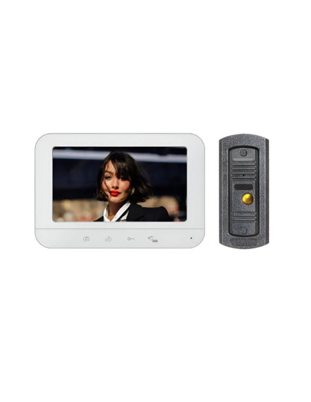 PORTERO VIDEO HINTERCOM COLOR 7" LCD MANOS LIBRES