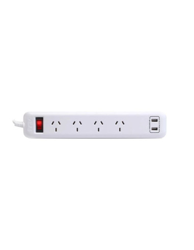 PROLONGADOR MULTIPLE TRV 4 TOMAS 2 USB 1,5MTS...