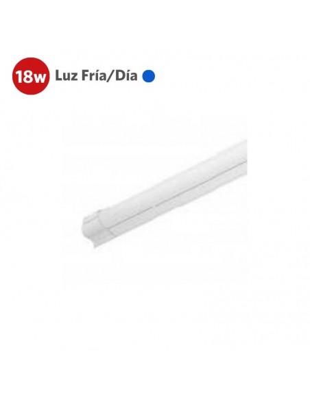 LISTON LED 18W T8 LUZ FRIA 120CMS