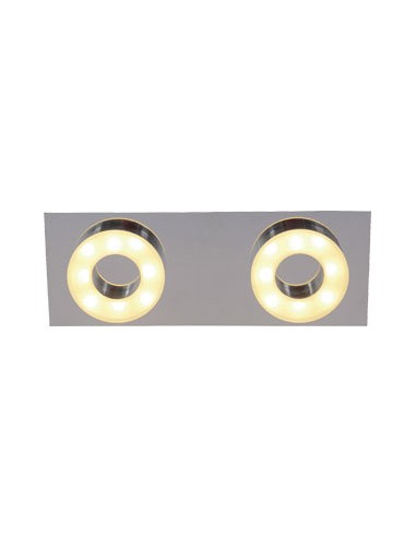 APLIQUE LED SUBLIME 2X5W COLOR CROMO 3000K CANDIL