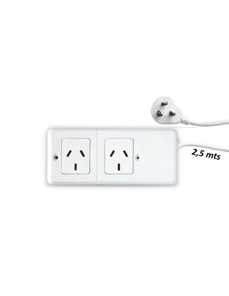 PROLONGADOR KALOP MULTIN 2 TOMAS 2,5 MTS