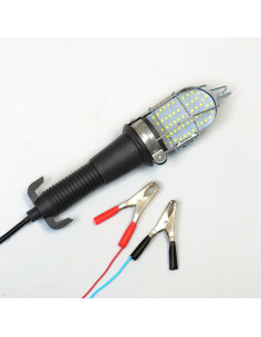 PORTATIL P/AUTO A LED C/PINZAS  5MTS
