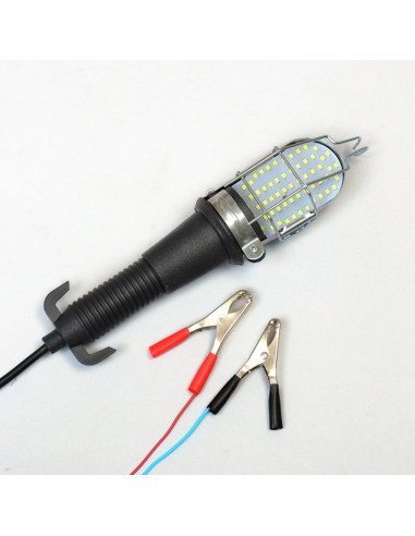 PORTATIL P/AUTO A LED C/PINZAS  5MTS