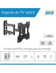SOPORTE TV  23-43" BRAZO PIVOT 30KG SICA 2
