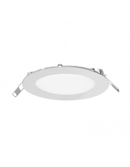 PANEL DE EMBUTIR LED REDONDO BLANCO 6W FRIO 6000K 12CM