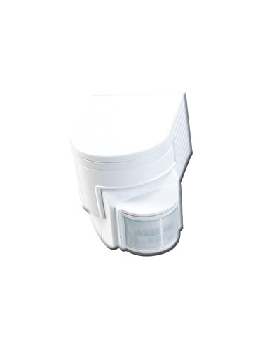 SENSOR DETECTOR MOVIMIENTO PARED 180º BLANCO IP44