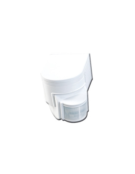 SENSOR DETECTOR MOVIMIENTO PARED 180º BLANCO IP44