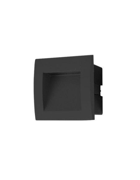 APLIQUE EMBUTIR PARED LED VK-FACE 3W GRIS 3000K