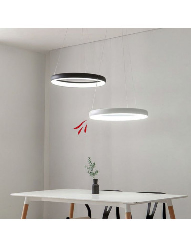 COLGANTE LED GERS 30W 3000K DIMMER 40CM BLANCO