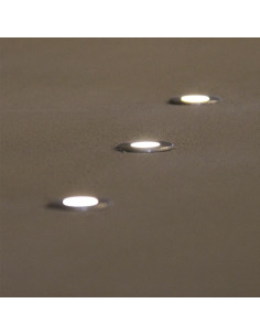 APLIQUE PISO EMBUTIR LED VK POINT 1W IP65 LUZ CALIDA 3000 2
