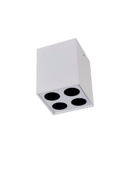 PLAFON BOX TROU P4 CUAD BLANCO 8W 3000K 720LM DIMMER