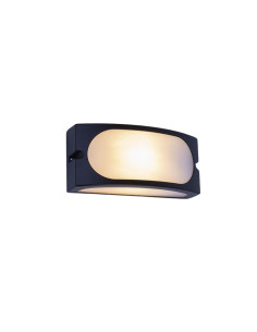 APLIQUE PARED AZONA E27 NEGRO IP54 ALUMINIO