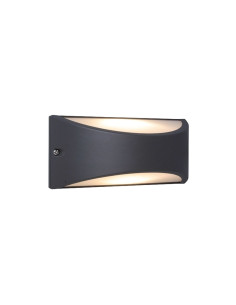 APLIQUE PARED KAPA E27 NEGRO IP54 ALUMINIO
