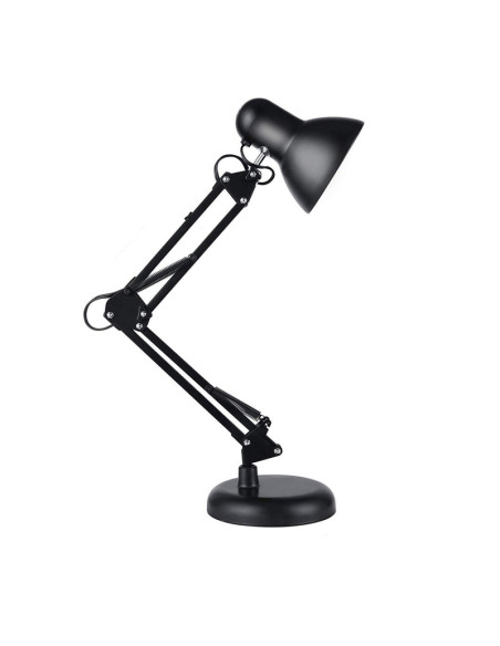 LAMPARA ESCRITORIO CLASSIC E27 DOBLE BRAZO NEGRO