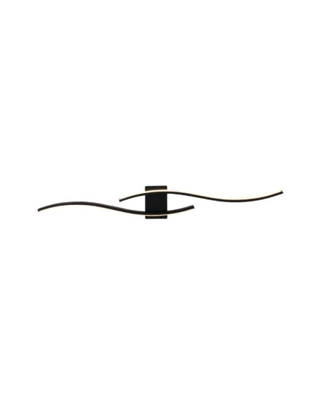 APLIQUE PARED TIARA 36W NEGRO