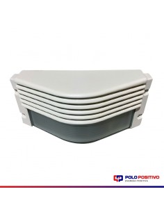 APLIQUE PARED GIARDINO C/ VISERA APTO LED EXTERIOR BLANCO 2