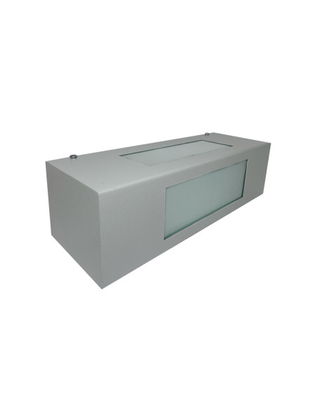 APLIQUE TRIDIRECCIONAL RECTANG 2003 1 LUZ E27 GRIS