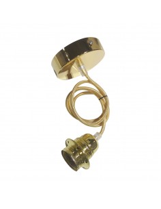 PORTALAMPARA ALIC P/PANTALLA BRONCE (POR1034)