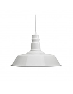 COLGANTE VINTAGE INDUSTRIAL BLANCO SIN REJA