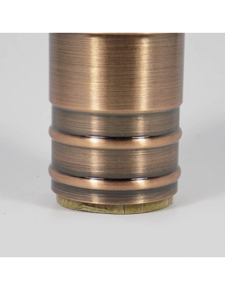 PORTALAMPARA DECO VINTAGE C/PER COBRIZO.