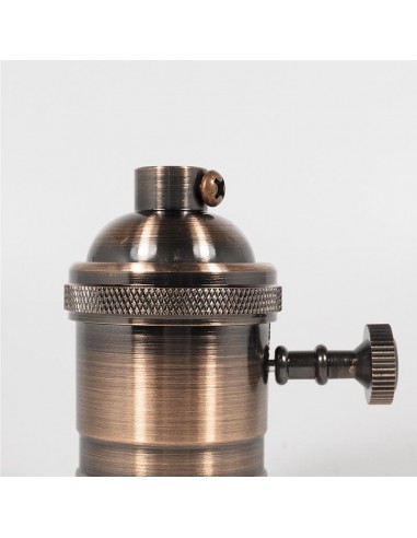 PORTALAMPARA DECO VINTAGE C/PER COBRIZO.