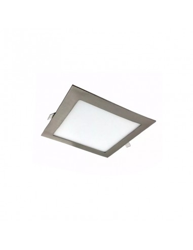 PANEL DE EMBUTIR LED CUADRADO PLATIL  6W FRIO 6000K 12X12