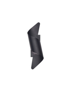 APLIQUE DIFUSOR CHAPA E27 NEGRO