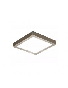 PLAFON LED CUADRADO PLATIL   6W 6000K 12X12CMS