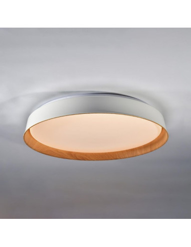 PLAFON LED VK FANY BLMD 32W 51CM DIMMER BLANCO...