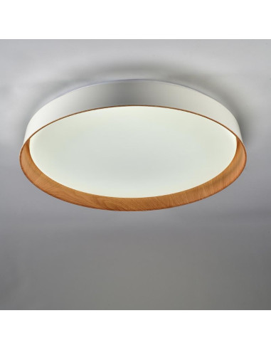 PLAFON LED VK FANY BLMD 32W 51CM DIMMER BLANCO...