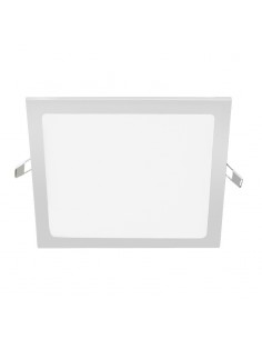 PANEL DE EMBUTIR LED CUADRADO BLANCO 24W CALIDO 3000K 30X30C