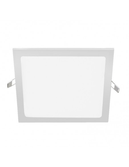 PANEL DE EMBUTIR LED CUADRADO BLANCO 24W CALIDO 3000K 30X30C