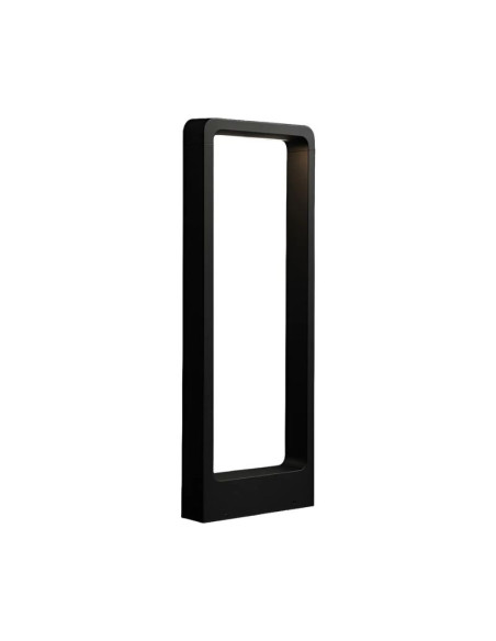 FAROLA LED 7W 60CM 3000K NEGRO IP65 ALUMINIO