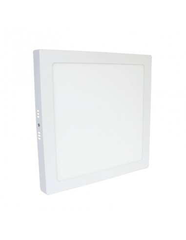 PLAFON LED CUADRADO 24W LUZ CALIDA 3000K BLANCO