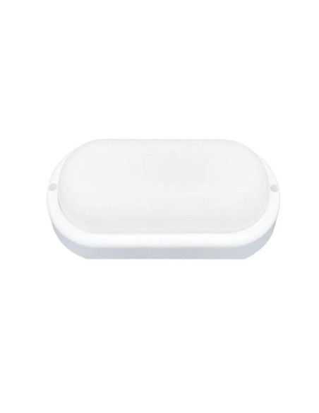 TORTUGA LED OVALADA BLANCA  8W FRIA 6500K SICA