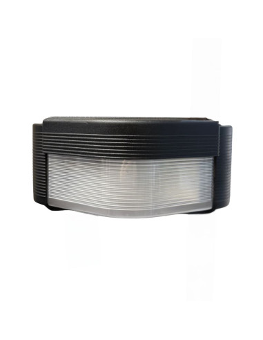 TORTUGA FARFON RECTA VISERA PVC NEGRA E27