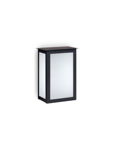 FAROL ORIENTAL CHAPA PARED 18X18X14.5CM
