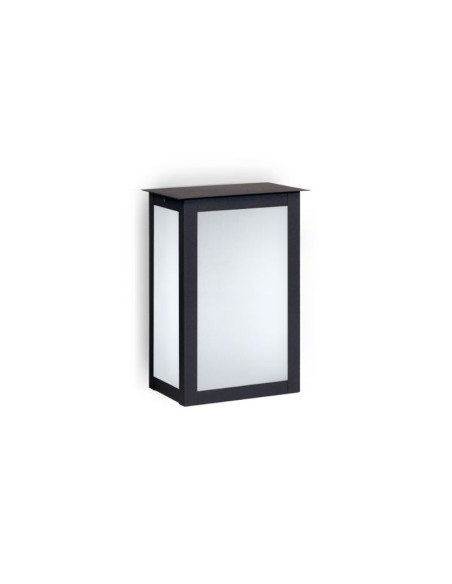 FAROL ORIENTAL CHAPA PARED 18X18X14.5CM