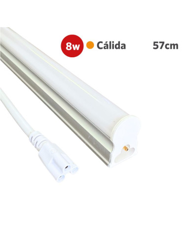 LISTON BAJO ALACENA LED SLIM 8W 57CM LUZ CALIDA...