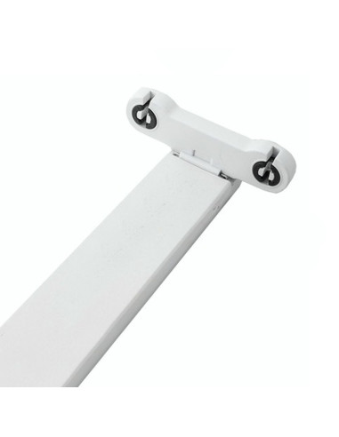 LISTON CHAPA FINO 1200MM PARA DOS TUBOS LED