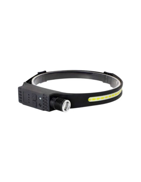 LINTERNA LED VINCHA FRONT + LATERAL C/SENS JA