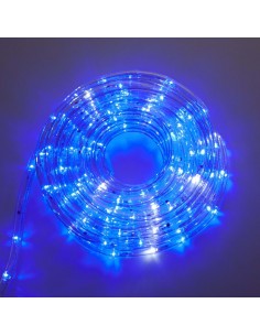 ROLLO MANGUERA LED C/CTRL. 10MTS AZUL   MVL
